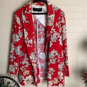 Floral blazer